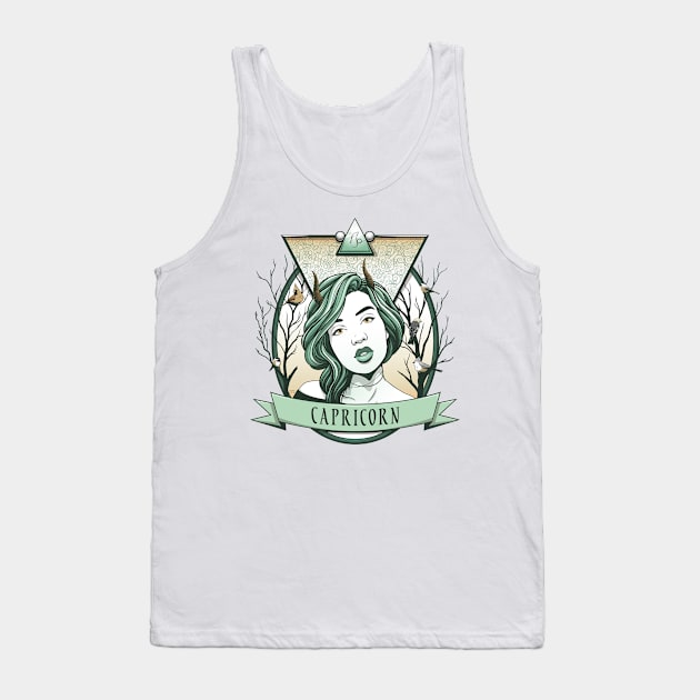 Capricorn Tank Top by redappletees